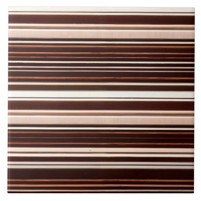 Modern Brown White Luxury Linen Texture Collection Tile (Front)