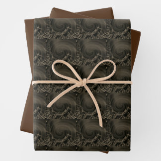 MODERN BROWN WRAPPING PAPER SHEET
