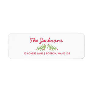 Modern Brush Script Bright Christmas