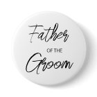 Modern Brush Script Father of The Groom Party