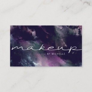 Modern Brush Stroke Elegant Typography Business Card