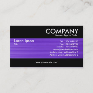 Modern - Brushed Metal Texture Business Card
