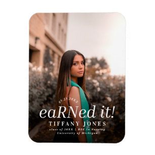 Modern BSC RN 4 Photos Nursing Graduation  Magnet