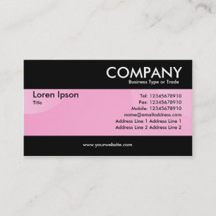 Modern - Bubble Cloud Pale Pink Business Card