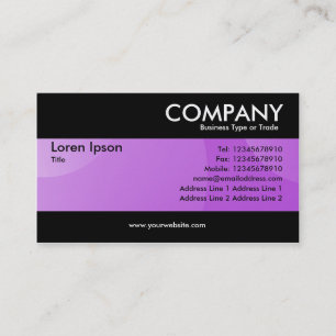 Modern - Bubble Cloud Purple Business Card