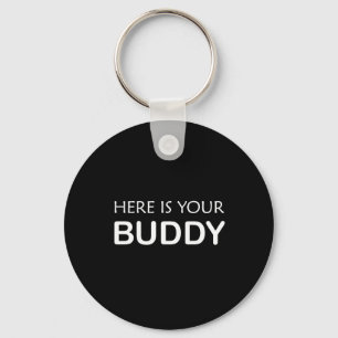 Modern Buddy Key Ring – Minimalist keychain 