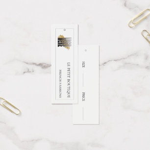 Modern Budget Logo Fashion Hanging  Price Tag