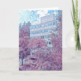 Modern building card