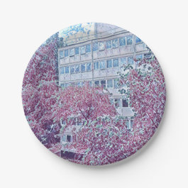 Modern building paper plate