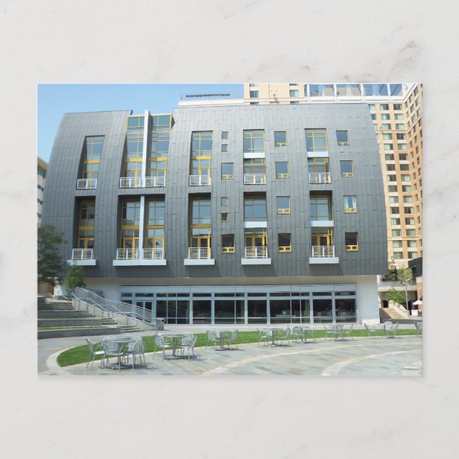 Modern Building Postcard (Front)