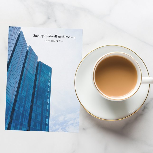 Modern Building Vertical Custom Business Moving Announcement (Creator Uploaded)