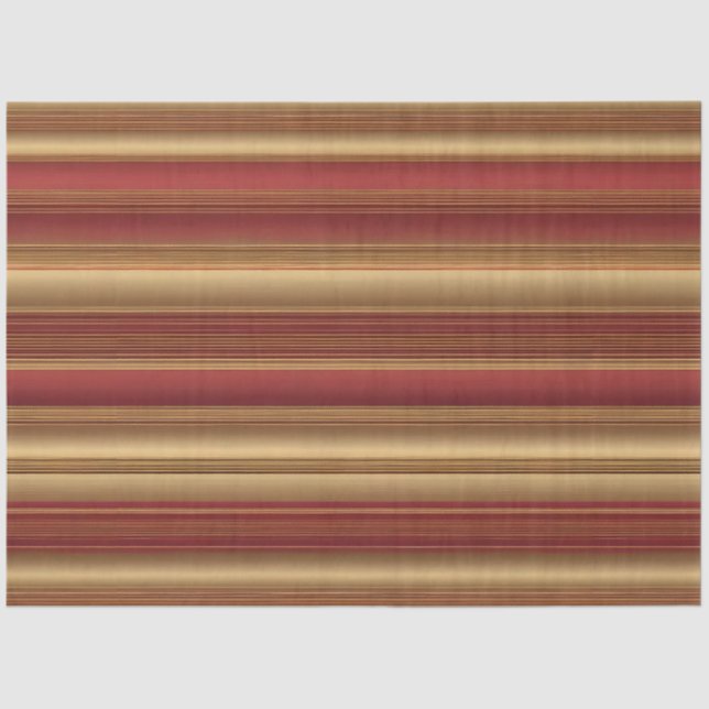 Modern Burgundy Gold Luxury Linen Collection Tissue Paper (Front)