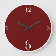 Modern Burgundy Maroon Red Solid colour minimalist