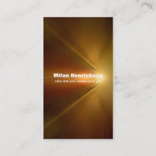 modern business card