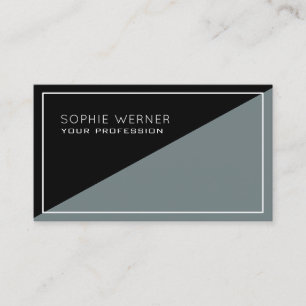 modern business card