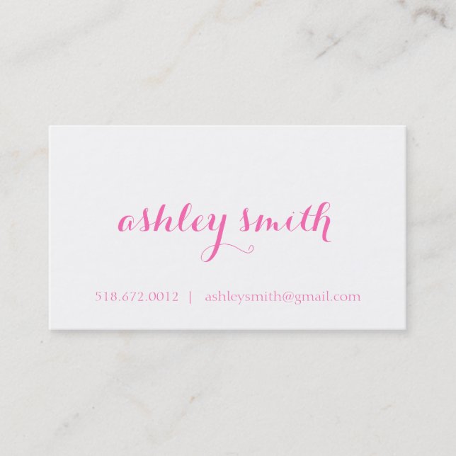 Modern Business Card (Front)