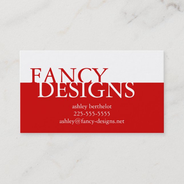 Modern Business Card (Front)