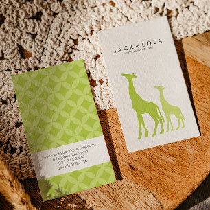 Modern Business Card Designer Baby Boutique