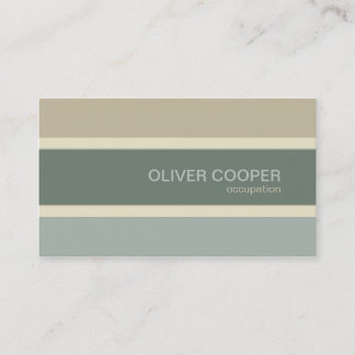 Modern business card Earth colours Sage Moss green