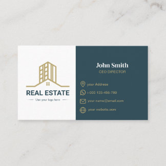 Modern Business Card for REAL ESTATE