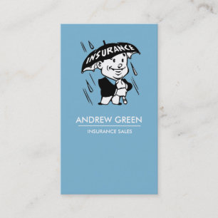 Modern Business Card Insurance Sales