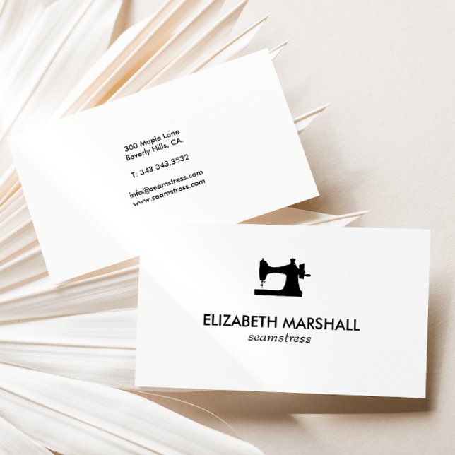 Modern Business Card No. 73 | Sewing Machine (Creator Uploaded)