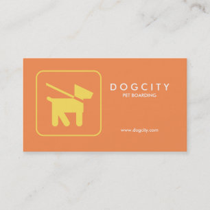 Modern Business Card   Pet Boarding, Dog Walker.