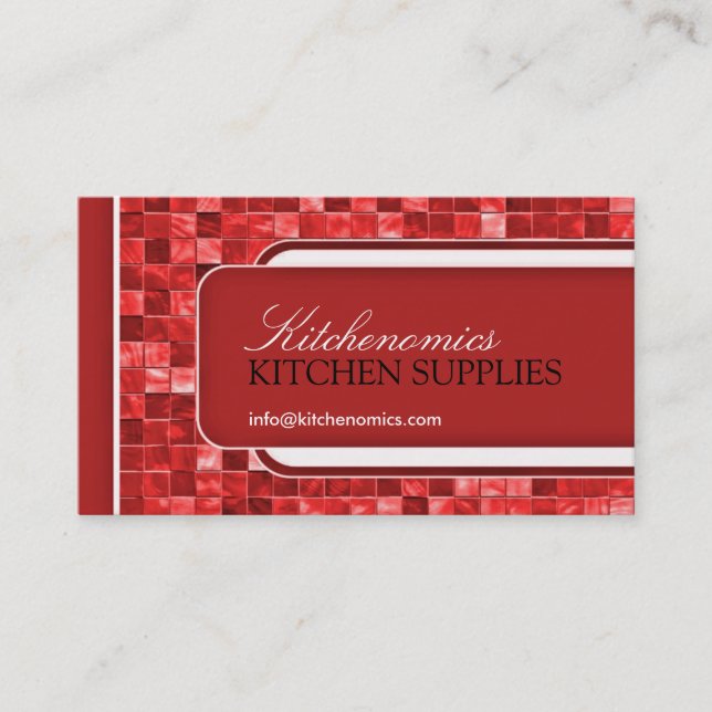 Modern Business Card | Tiles (Front)