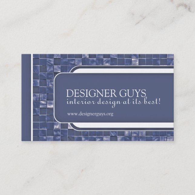 Modern Business Card | Tiles (Front)