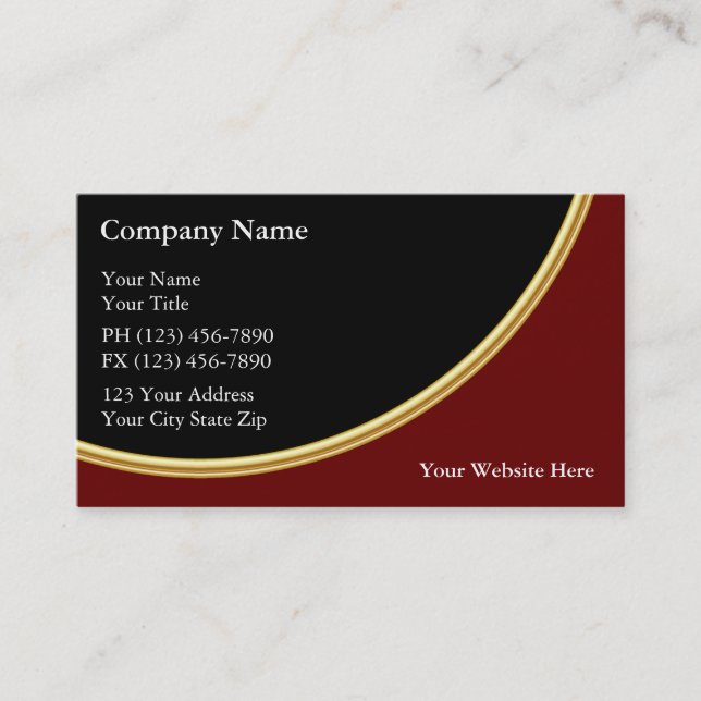 Modern Business Cards (Front)