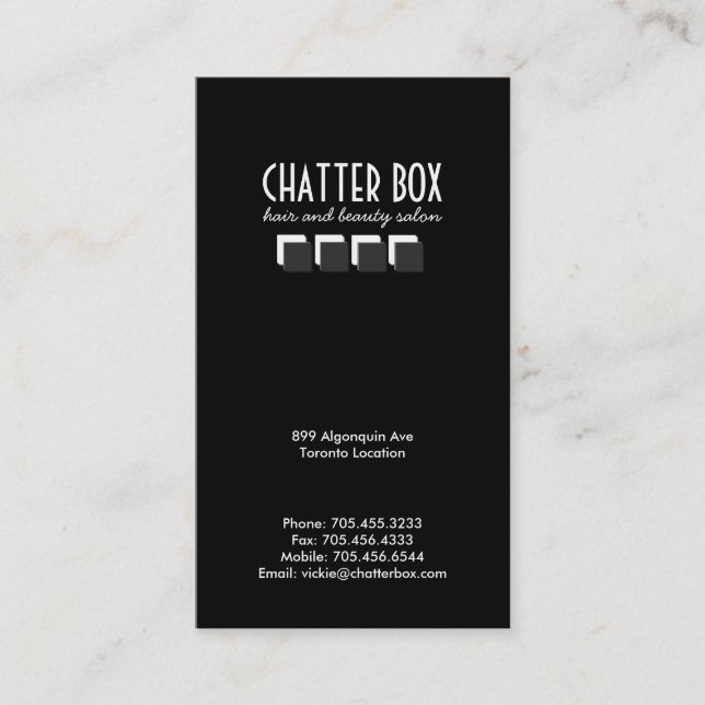 Modern Business Cards (Front)