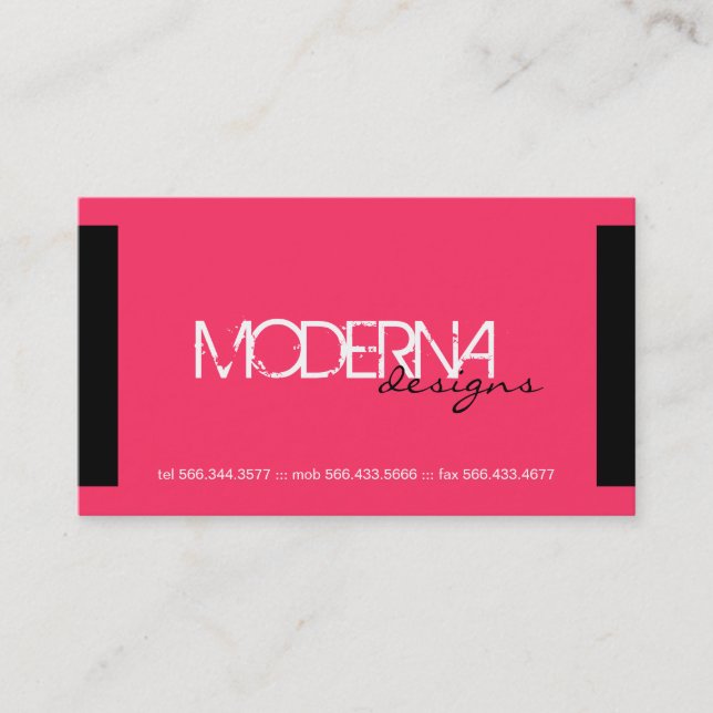 Modern Business Cards (Front)