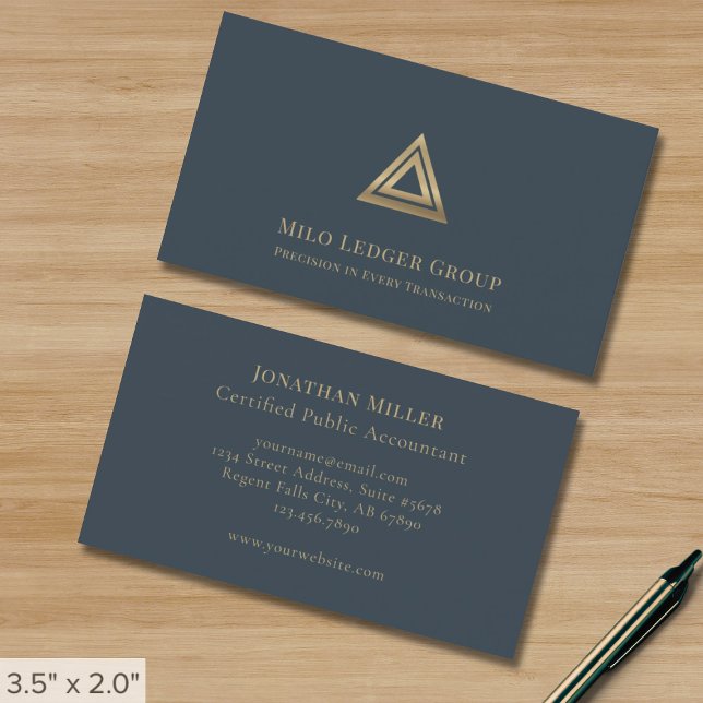 Modern Business Cards for Accountants (Creator Uploaded)
