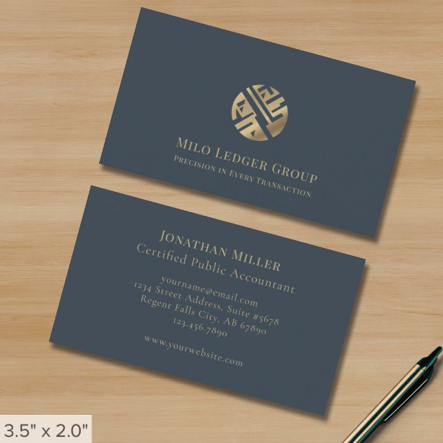 Modern Business Cards for Accountants (Creator Uploaded)