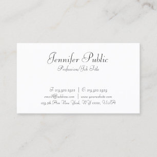 Modern Business Cards Hand Script Text Template