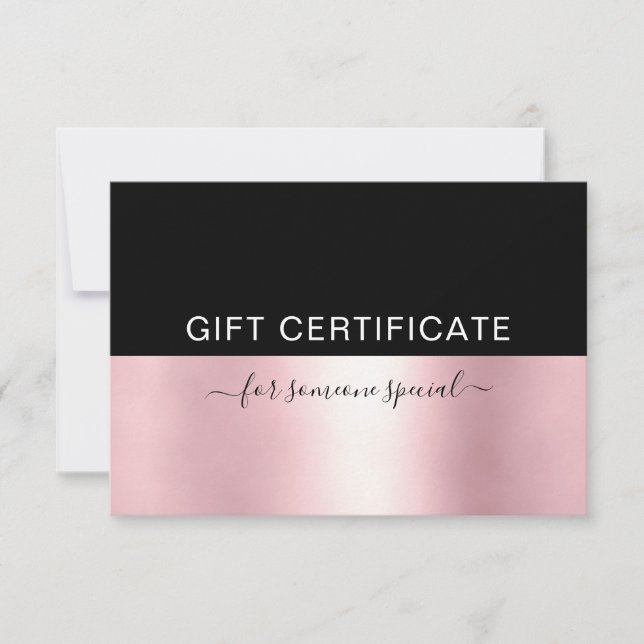 MODERN BUSINESS CERTIFICATE gift for you (Front)