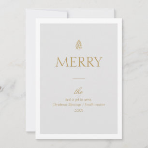 Modern Business Christmas Card