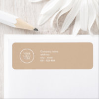Modern Business Company Logo Corporate Beige