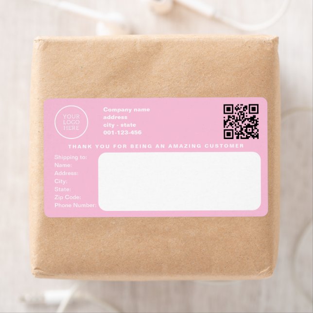 Modern Business Company Logo Corporate Pink (Insitu)