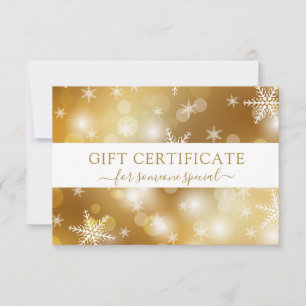 MODERN BUSINESS CRISTMAS CERTIFICATE gift for you
