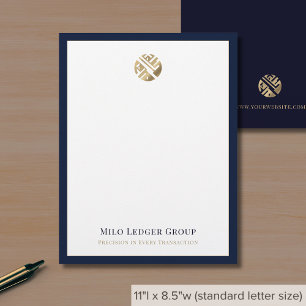 Modern Business Custom Logo Letterhead