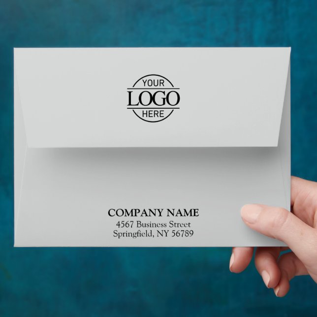 Modern Business Custom Logo Professional White Envelope (Hand)