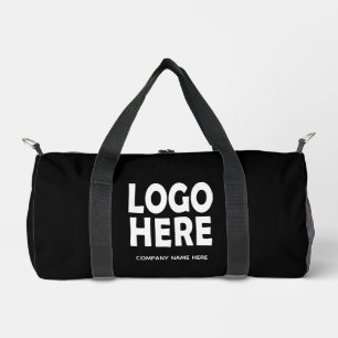 Modern business custom logo promotional duffle bag