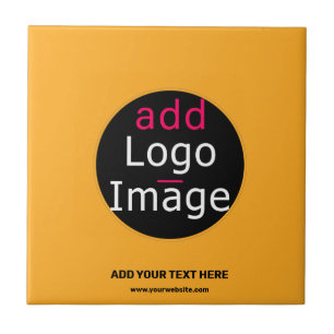 Modern Business Custom Macaroni & Cheese Hue  Tile