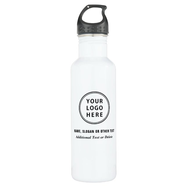 Modern Business Logo 710 Ml Water Bottle (Front)