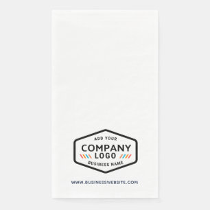 Modern Business Logo and Website Corporate Custom Napkin