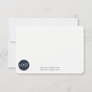 Modern Business Logo and Website Employers Thank You Card