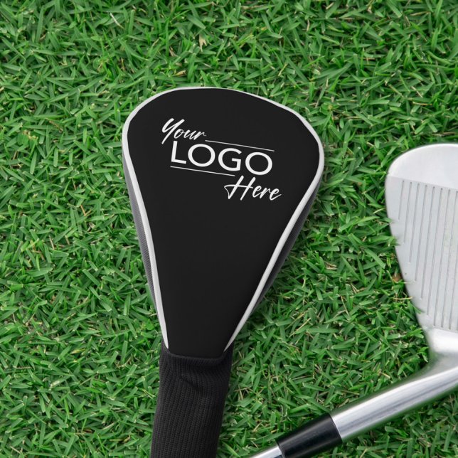 Modern Business Logo Black Golf Head Cover (Creator Uploaded)
