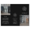 Modern Business Logo Black Photo Trifold Brochure