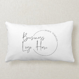 Modern Business Logo Branded Company Promotional Lumbar Cushion